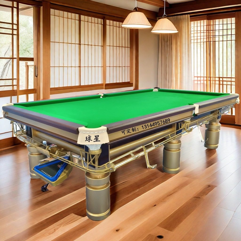 阿拉善桌球台标准型家用秀英桌球台商用台球厅球室东莞球星桌球台