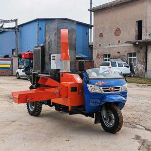 干草称重打包装袋机水稻秸秆打包装袋机行走式秸秆粉碎打包机