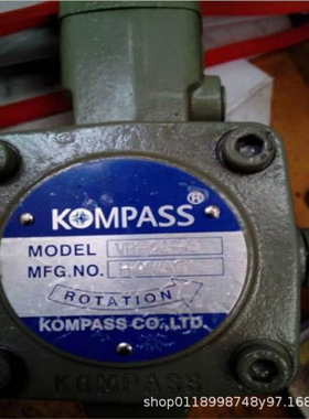 台湾KOMPAS康百世叶片泵PV2R1-31-FR现货供应中