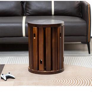 实木凳子叠叠乐组合圆凳家用可折叠放餐桌椅子客厅实用多功能茶几