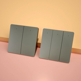 领普/linptech 远距离无线开关K9星空灰色 自发电免布线遥控开关