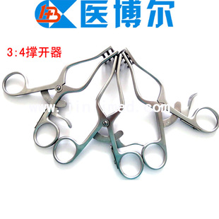 上海乳突撑开器3:4齿撑开器单钩直角羊角牵开器 140mm170mm牵开器