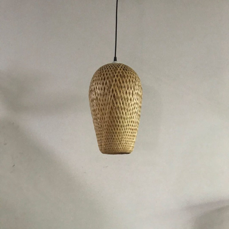 创意东南亚餐厅火锅店灯具个性茶楼竹灯田园风格竹丝竹篾装饰吊灯