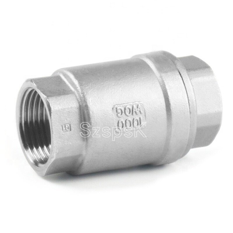 304 不锈钢316丝口螺纹立式止回阀H12W-16P4分6分1寸 DN15 20 32
