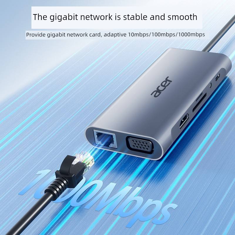 AcSr宏碁扩展P平坞Typbe48984-C转脑HDMI投屏转换器UB3.0分器hu线