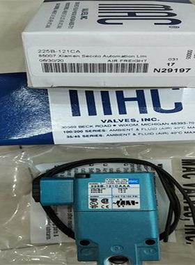 现货MAC先导式三通阀6312D-331-PM-502JD