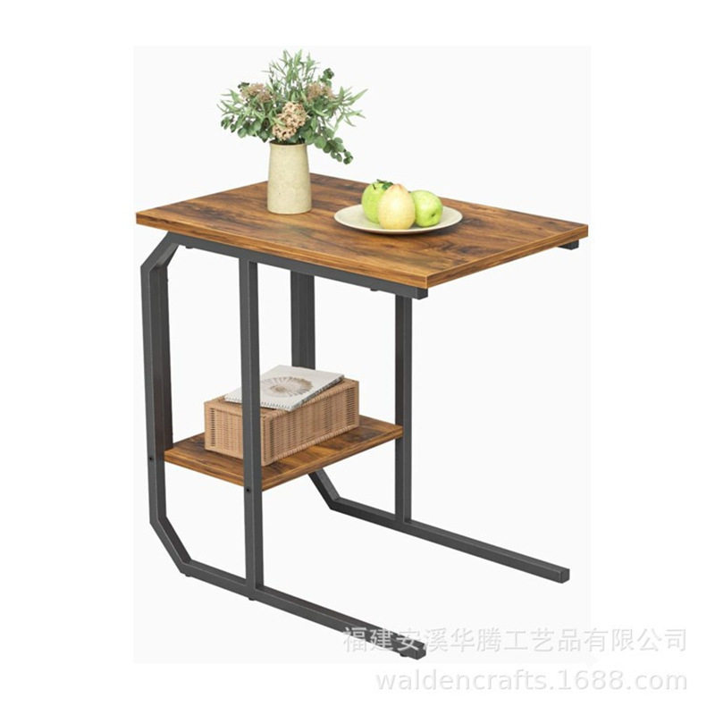 美式工业风铁艺床头边几