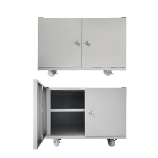 打印机柜子工作台落地复印机底座放置柜办公储物柜可移动带轮锦标