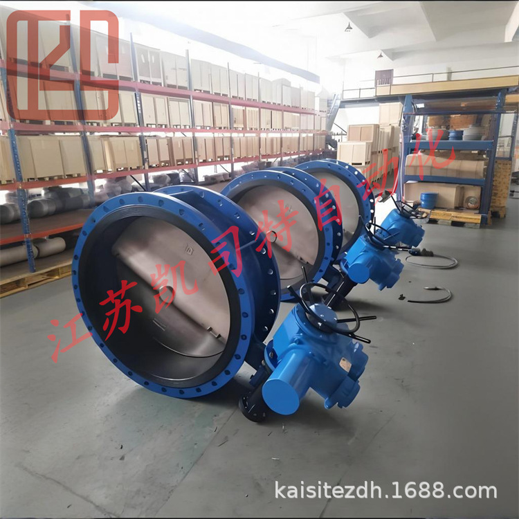 凯司特  D941X-10Q DN200智能一体化软密封电动法兰衬胶蝶阀