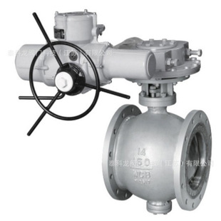 式 Y铸钢电动蜗杆侧装 偏心半法兰球阀 PQ940F