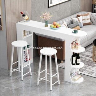 吧台桌家用小户型高脚桌子靠墙家庭吧台隔断阳台靠窗现代吧台桌子