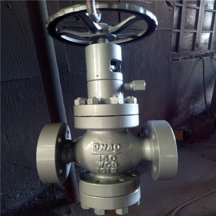 FJ41YF-25P 节流放空阀 不锈钢法兰节流截止放空阀 DN100