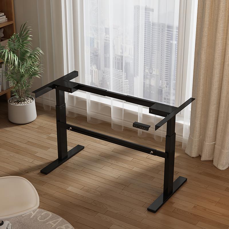 双电机智能电动升降桌实木居家办公电脑桌学习桌书桌家用简约台式