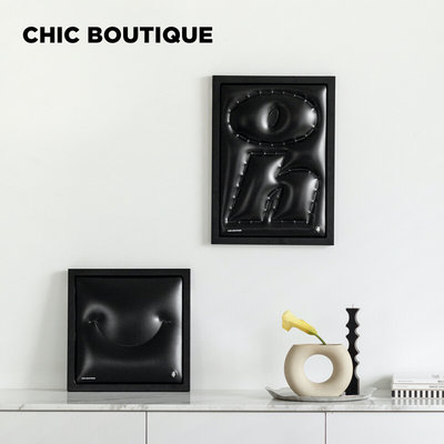 CHICBOUTIQUE 微笑充气装饰画简约客厅挂画打气立体墙画原创设计