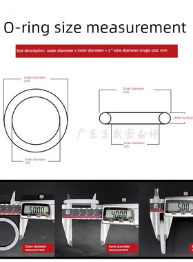 食品级硅胶垫片密封圈o型圈圆形白色防水耐D磨50 51 52 53 54线径