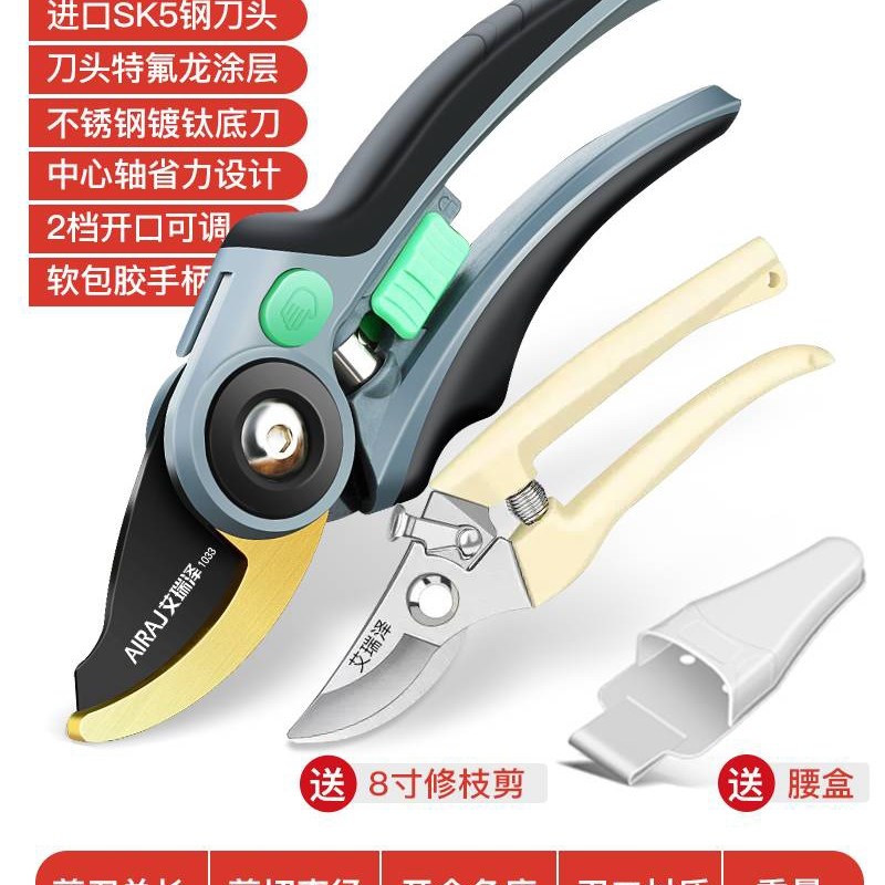 精工sk5花卉花剪园艺剪刀家用修M花园林省力修枝修枝剪