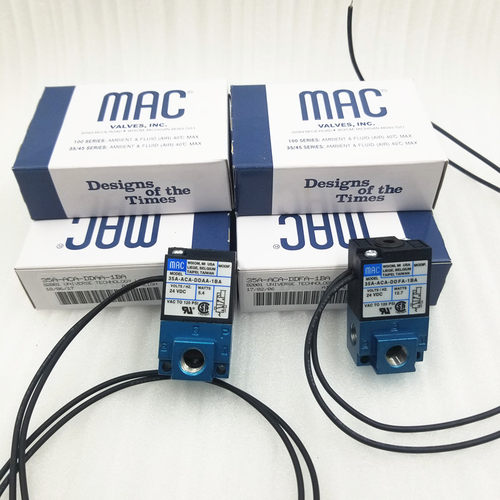 原装台湾MAC电磁阀35A-ACA-DDAA-DDFA-DDBA-1BA高频阀真空阀DC24V