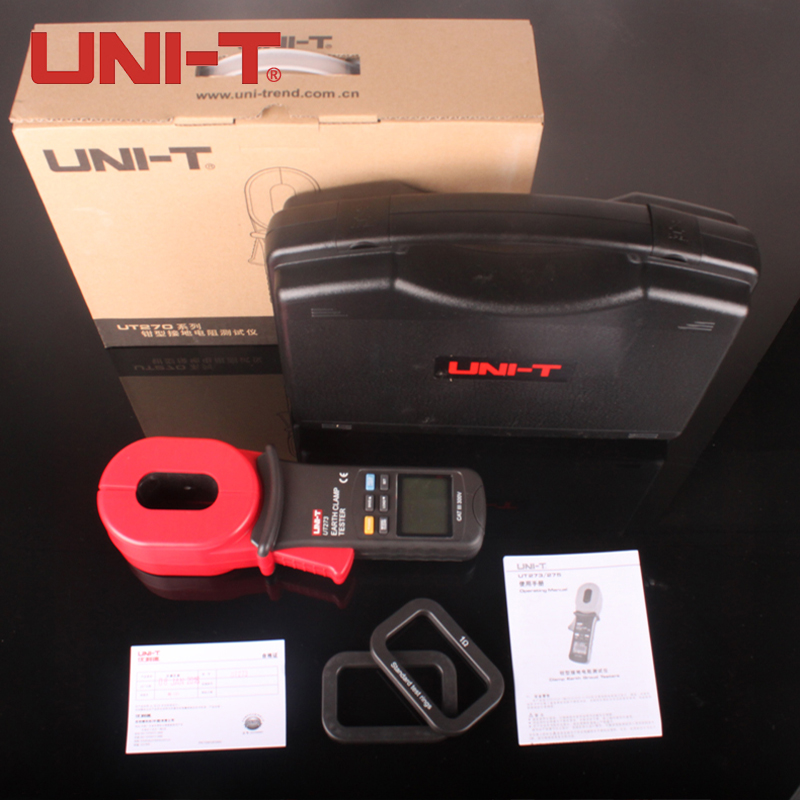 优利德UT273/276A数字钳形接地电阻测试仪275摇表电T阻测试仪278A
