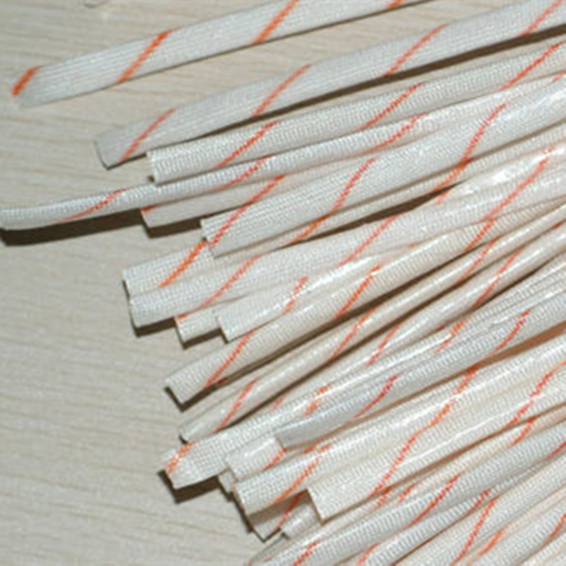 耐高温黄蜡管 绝缘套管玻璃纤维管1mm-50mm电线阻燃绝缘黄腊管