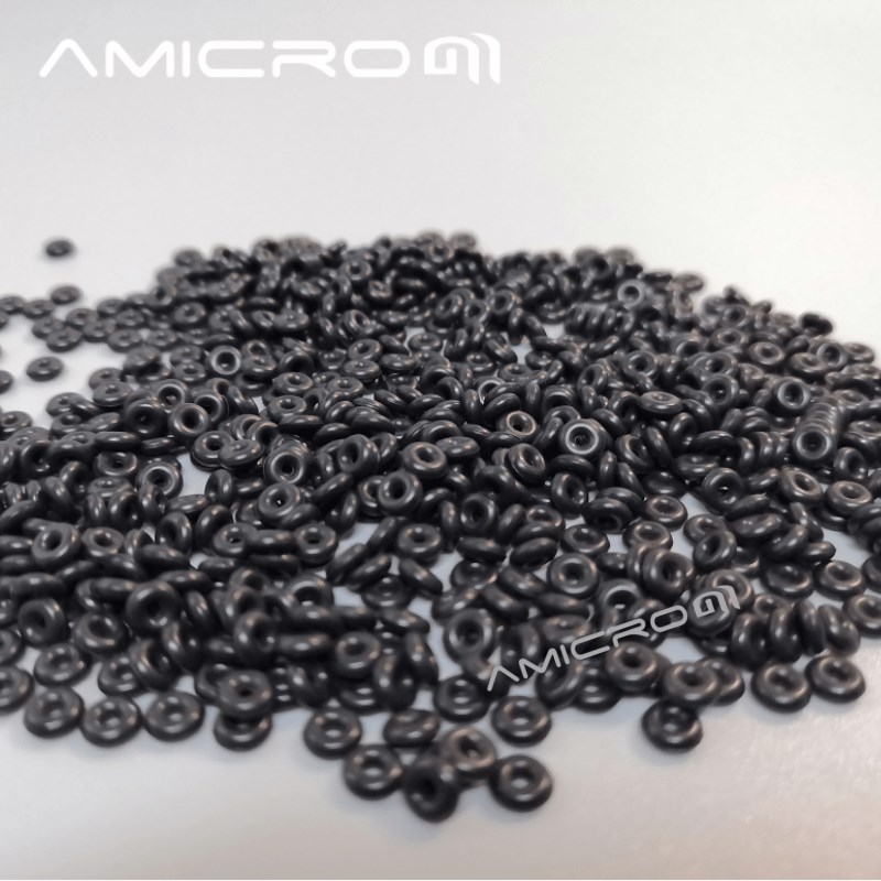 线径2.4mm气相色谱密封垫圈 橡胶O型圈 聚四氟管密封垫3 4 6 8mm