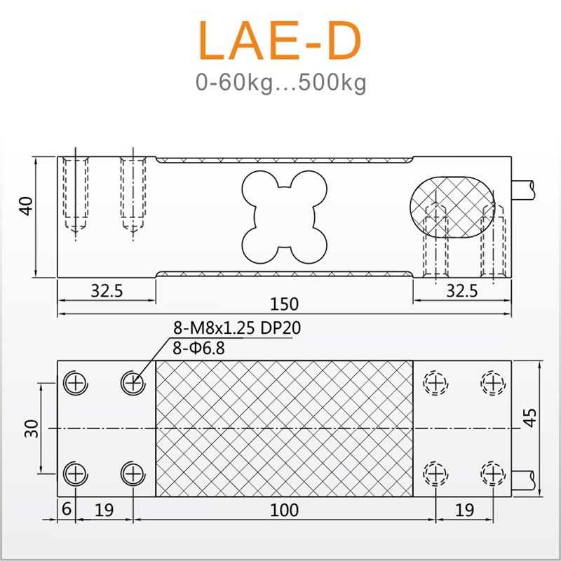 诺盛计重计数秤计价秤电子台秤称重传感器压力200kg 350kg 100kg
