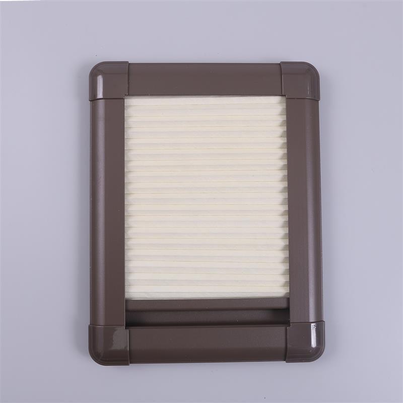 带框内置嵌入式内开内倒窗帘房车遮阳百叶免打孔卫生间防水蜂巢帘