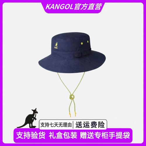 出游抽绳KANGOL抽绳渔夫帽休闲