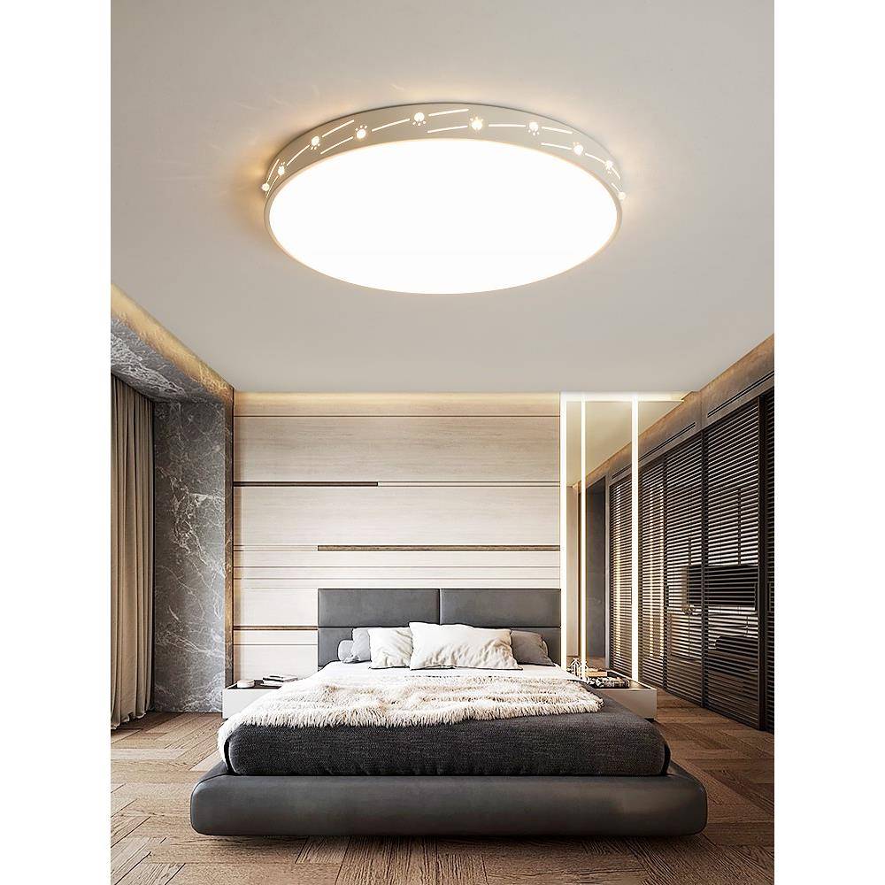 主202ed5款年新简气现代大台约客61418厅房l吸圆顶灯形阳间具灯卧