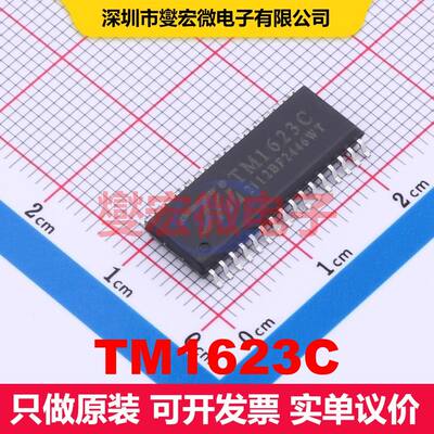 TM1623C SOP-32 LED驱动器 电源管理 集成芯片IC