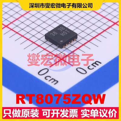 RT8075ZQW WDFN-10-EP(3x3) DC-DC电源转换器芯片IC