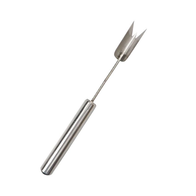 家用不锈钢V型菠萝铲刀摆摊专用凤梨去眼削皮推削工具