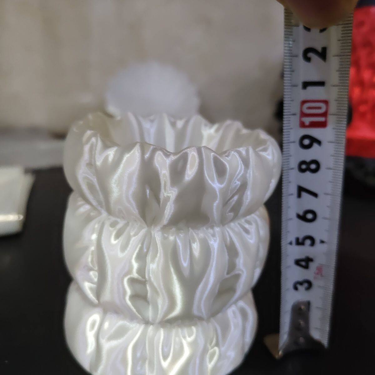 丝绸质感收纳筒三d打印笔筒化妆刷手工工具笔收纳器具