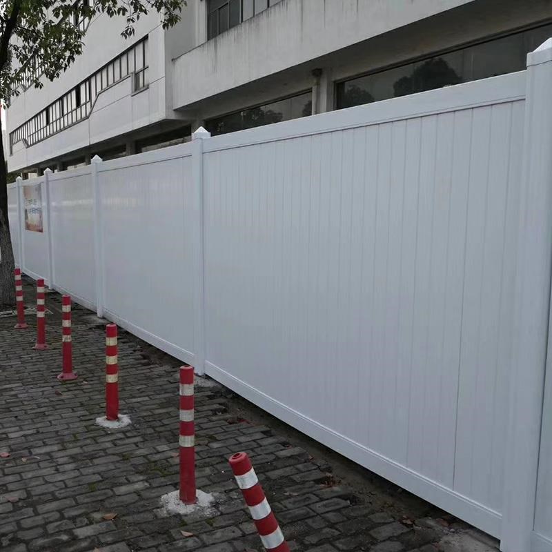 市政建筑工地施工工程临时围墙挡板彩钢打围围栏PVC塑料围挡