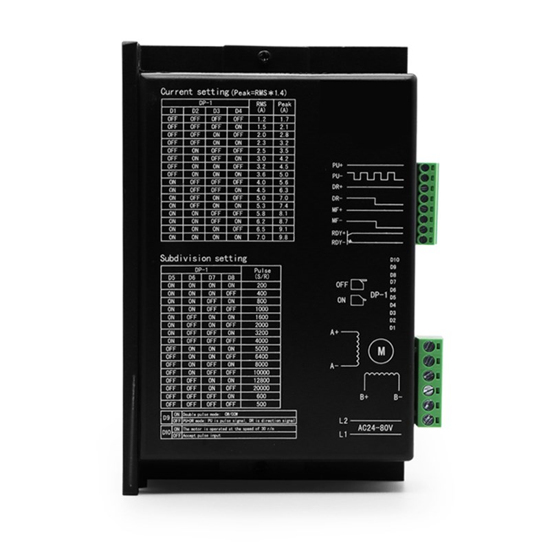 86步进马达驱动器套装 控制器 马达驱动 大力矩 高转速 BYG混合式