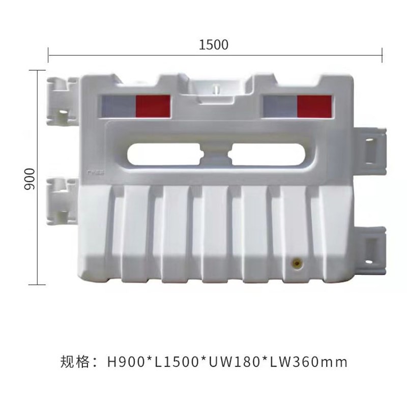 港款优质红 白色塑料大水马屏风隔离围挡市政注水护栏围栏栏河