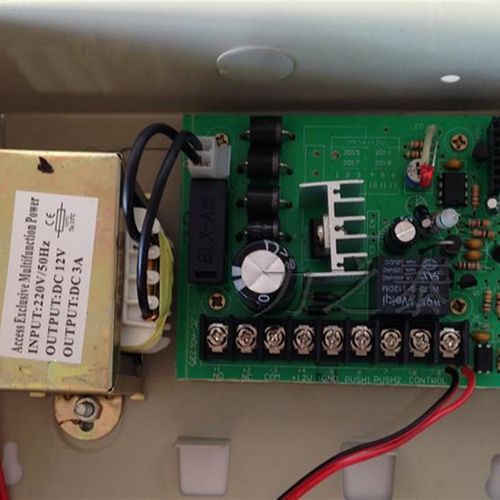 门禁专用电源箱12V3A电源 门禁变压器门锁控制器后备电源箱带电池