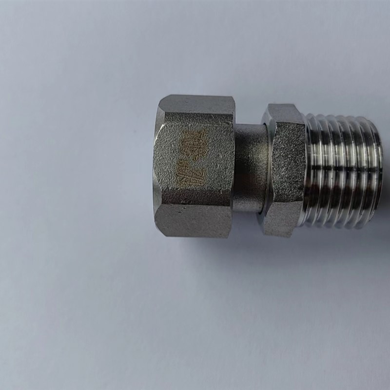 304不锈钢内外丝活接头4分活动直接加长六角加厚延长水管对丝配件