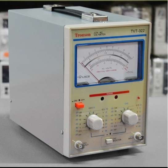 Tronson创信TVT-321交流毫伏表TVT-322双针双通道300UV-100V/1MHZ