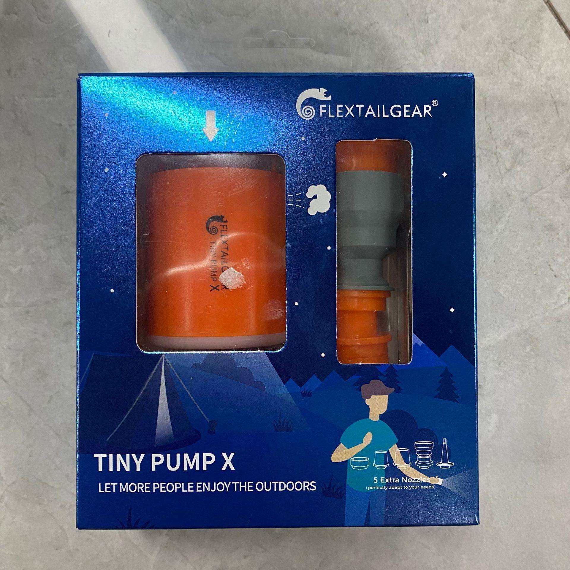 户外充气泵照明两用营地灯露营装备迷你便携式露營户外气垫充气泵