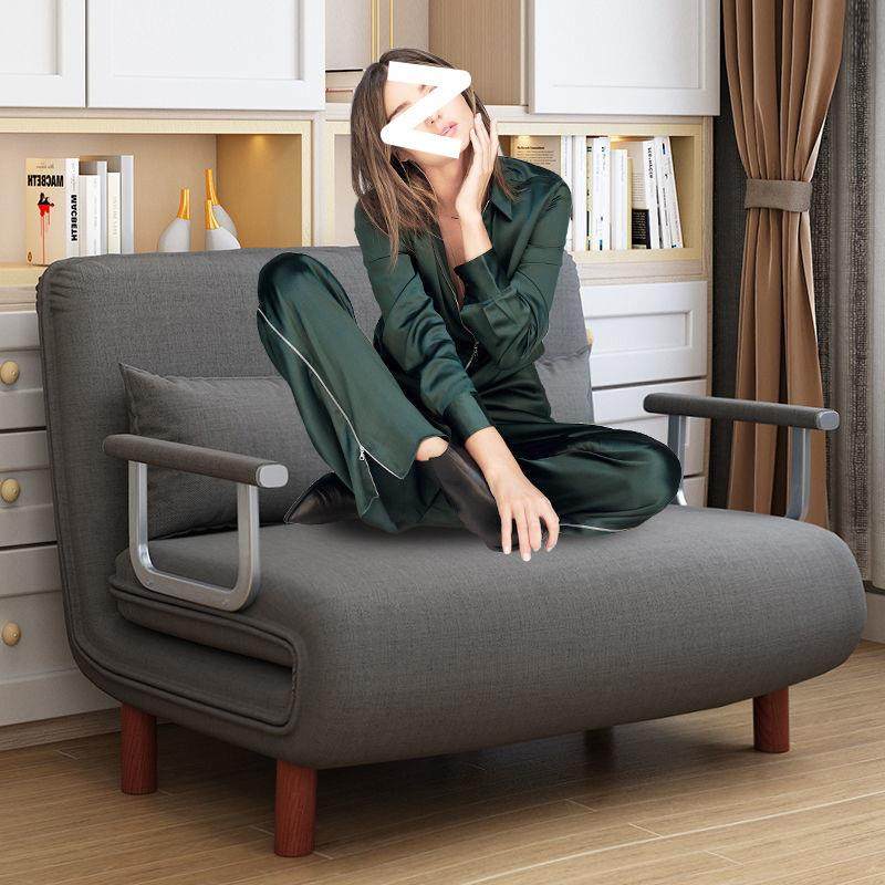 可折叠沙发床单人两用简易现代多功能懒人网红沙发双人沙发床家用