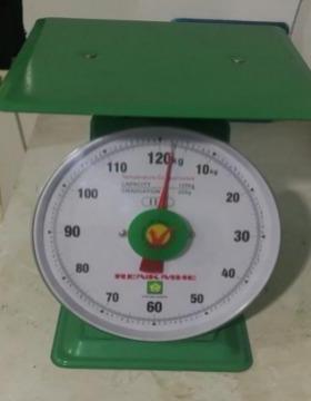 供应120kg重型优质烤漆盘机械弹簧度盘秤越南秤厨房