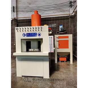 直销间歇式转盘自动喷砂机电饭锅内胆手电筒圆形烤盘车充