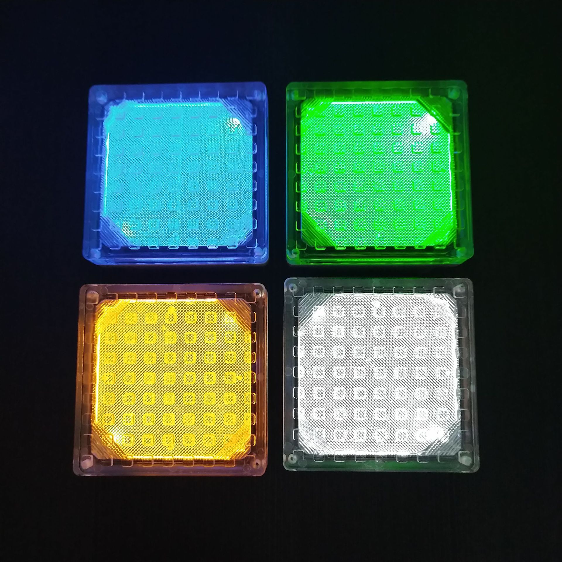 方形10*10*6CM太阳能地砖灯 SOLAR BRICK LIGHT 太阳能地埋灯