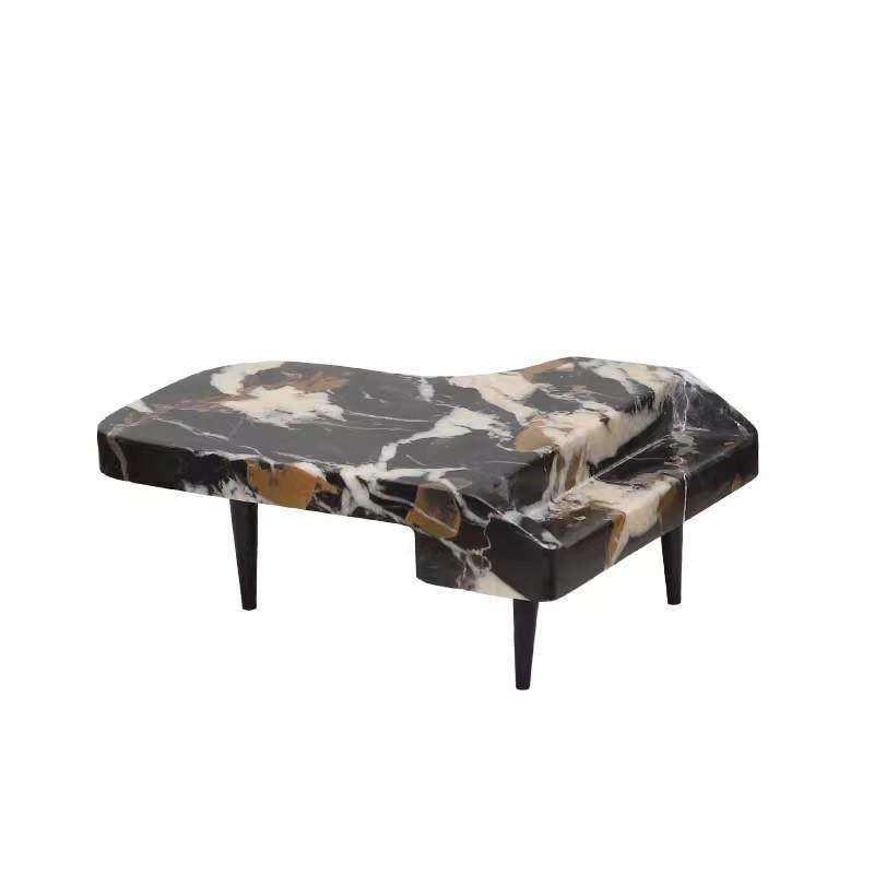 大理石钢琴桌面摆件现代轻奢样板间桌面抽象几何小众家居陈列装饰