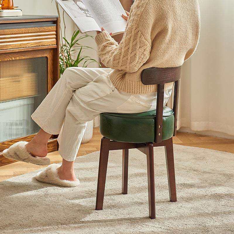 网红化妆椅女生卧室凳子化妆凳奶油风美甲椅子2024新款梳妆台凳子