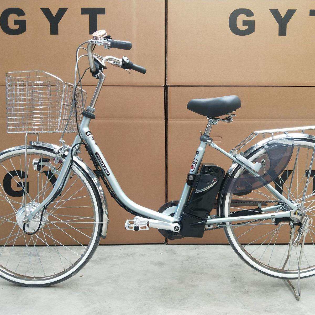 藤野宫田26寸电动助力自行车内三速感应灯男女通用轻骑骑行单车