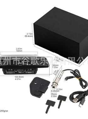 乐器配件吉他拾音器Ogdni黑色吉他音孔拾音器AC-3G
