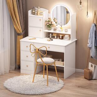 梳妆台卧室简约现代小型化妆柜一体小户型2025新款化妆桌子化妆台