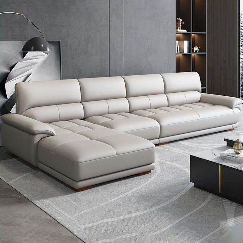 简约现代真皮沙发客厅小户型家用意式轻奢皮艺沙发转角贵妃