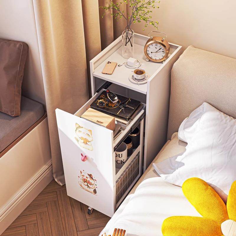 床头柜家用卧室小型简约现代床边柜可移动夹缝置物架宽40cm储物柜,收纳整理,烫衣板及配件,淘宝优惠券,粉丝福利购,淘宝优惠卷